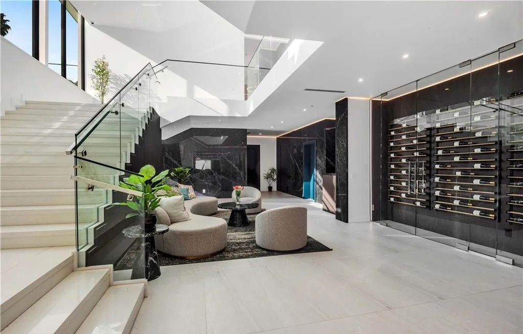 Sleek, Modern, and Newly Constructed: California Gated Estate Asks $39.95 Million 21 677 Nimes Rd Unveils a Stunning Vision of Ultra Modern Luxury 17