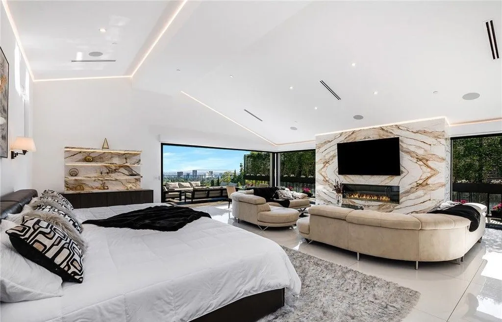 Sleek, Modern, and Newly Constructed: California Gated Estate Asks $39.95 Million 24 677 Nimes Rd Unveils a Stunning Vision of Ultra Modern Luxury 20