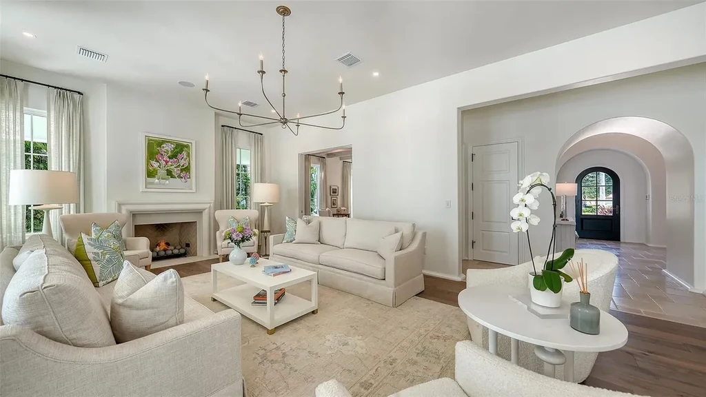 $13.8 Million Spectacular Gulf-Front Waterfront Estate Unveils Private Beach Luxury in Exclusive Longboat Key Enclave 9 70 Lighthouse Point Dr luxury waterfront estate with heated pool and private Gulf beach in Longboat Key Florida