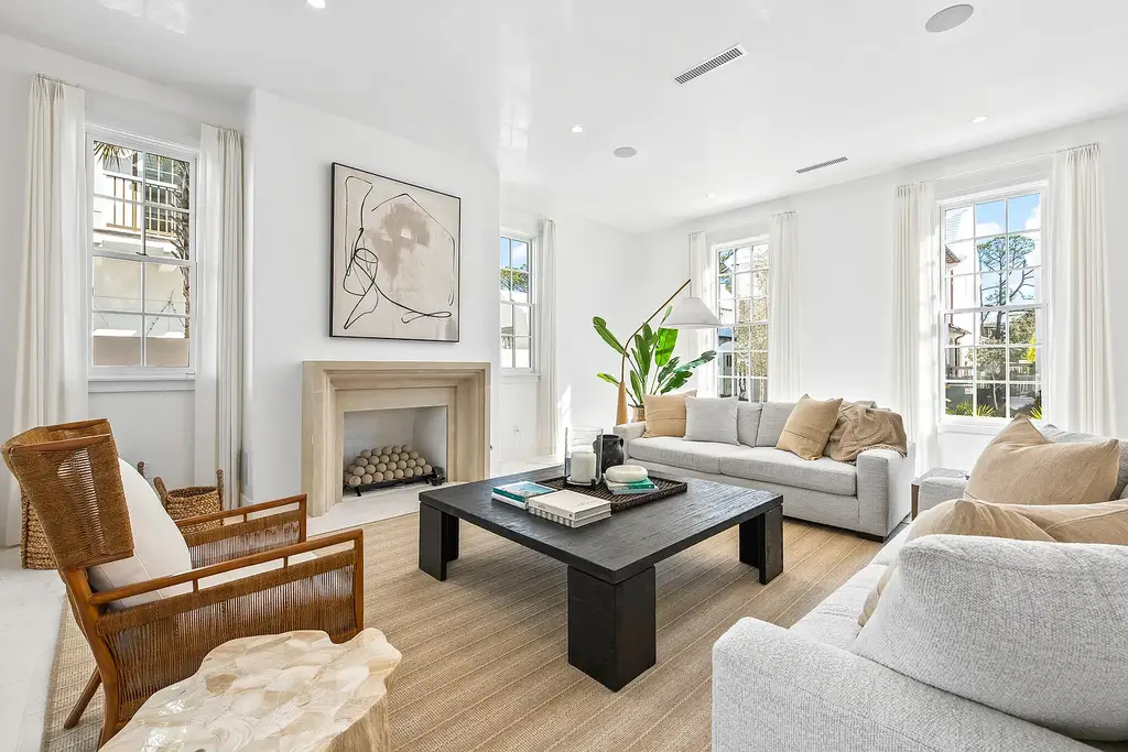 Stunning Newly Built Estate Debuts at $10 Million with Resort-Style Coastal Living in Inlet Beach 7 Luxury coastal exterior of 71 Whitten Way, a newly built home in Inlet Beach for sale located in prestigious Alys Beach community