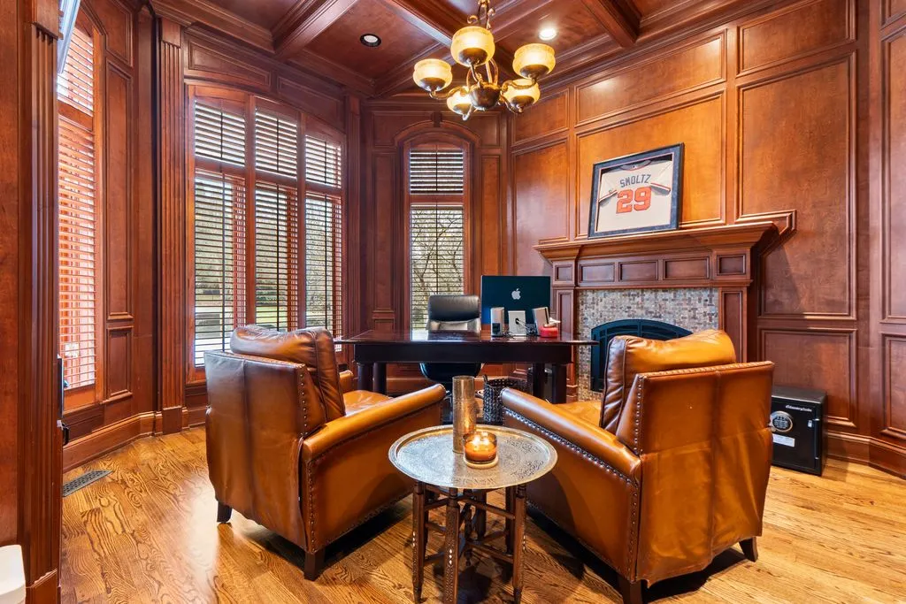 European-Inspired Tennessee Estate With a Dramatic Turret-Style Tower Asks $2.5 Million 16 8831 Forest Creek Ln A Stunning European Inspired Estate With a Dramatic Turret in Tennessee 11