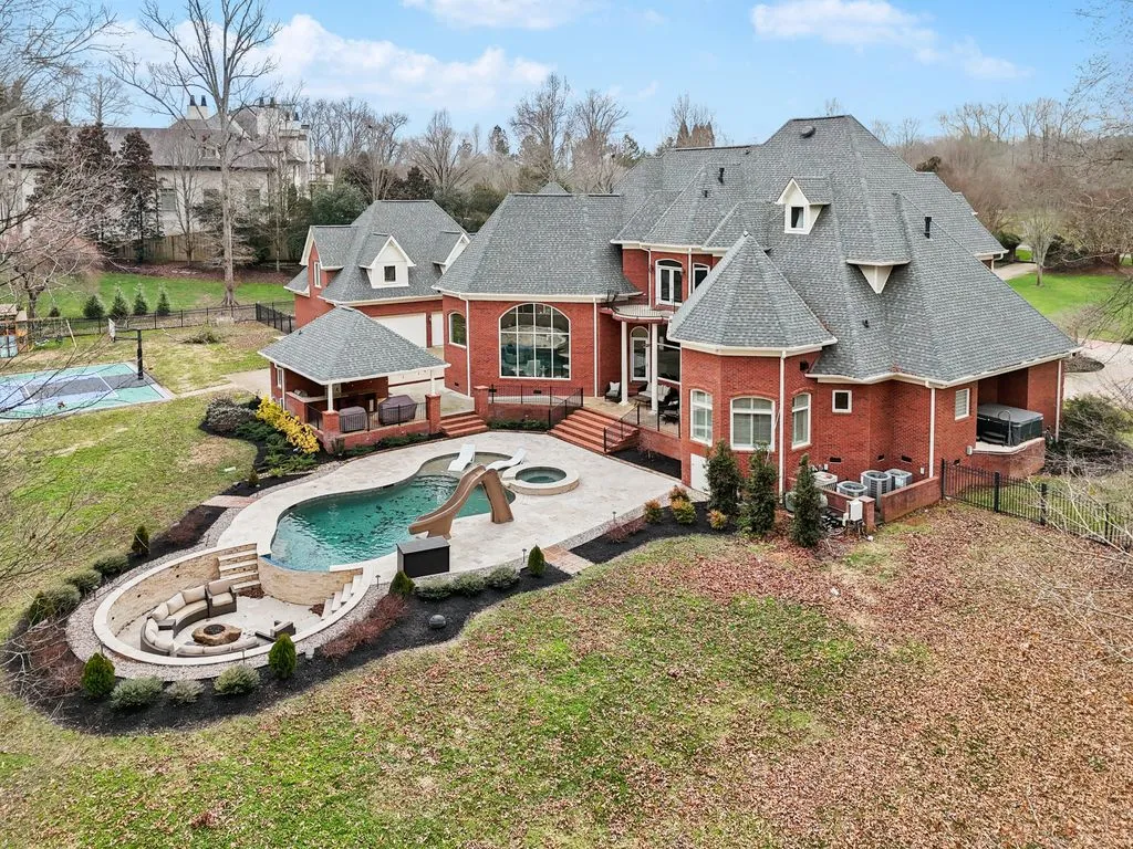 European-Inspired Tennessee Estate With a Dramatic Turret-Style Tower Asks $2.5 Million 25 8831 Forest Creek Ln A Stunning European Inspired Estate With a Dramatic Turret in Tennessee 21