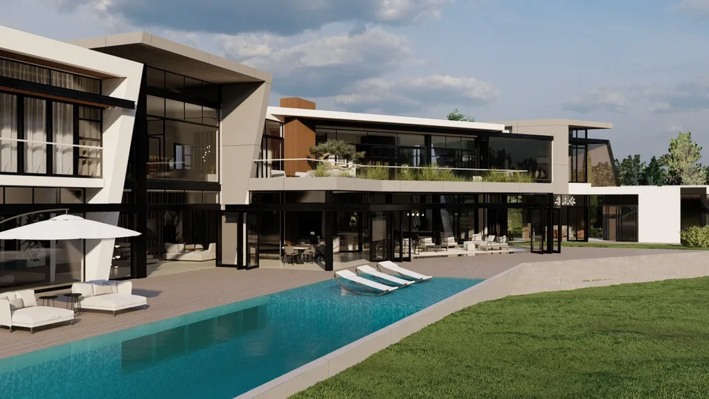 93 Dunblane Equestrian Estate, Monumental Symmetry and Sculptural Luxury in Gauteng 6 93 Dunblane Equestrian Estate, Monumental Symmetry and Sculptural Luxury in Gauteng