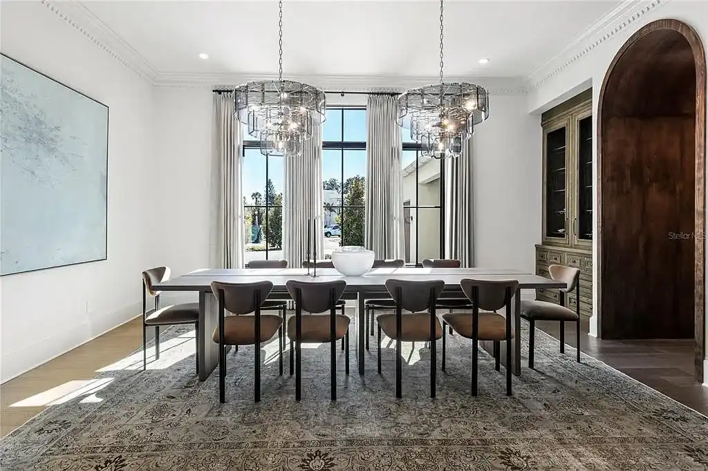 $14 Million Brand-New Isleworth Luxury Estate Showcases Extraordinary European Design 10 Luxury exterior view of 9323 Gladys Garden Ct showcasing European-inspired architecture in Windermere Florida