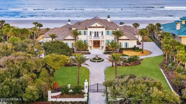 $19.8 Million Stunning Oceanfront Estate in Ponte Vedra Beach Showcases Exclusive Design and Ultimate Coastal Luxury