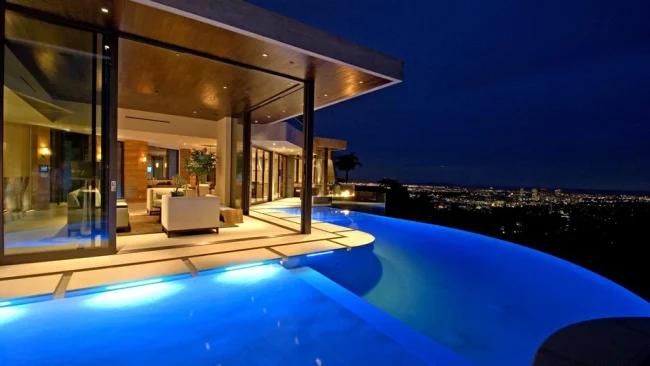 Bluejay House by Dean Larkin Design, A Jetliner-View Home Reimagined for Modern Hollywood Living