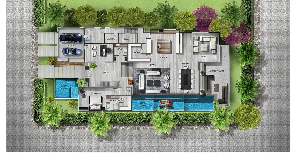 Casa Rafa by V3 Architectural Group, A Contemporary Home Shaped by Light, Privacy, and Tropical Living 12 Casa Rafa by V3 Architectural Group, A Contemporary Home Shaped by Light, Privacy, and Tropical Living