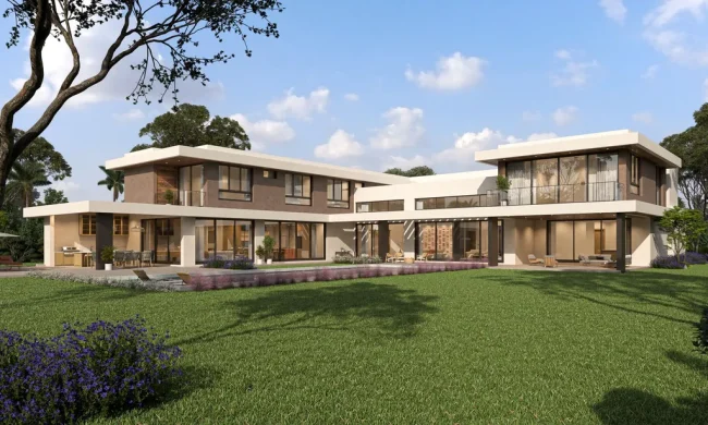 Montgomery Corner House by MIK Architecture, A Modern Family Sanctuary Framed by Light, Landscape, and Luxury