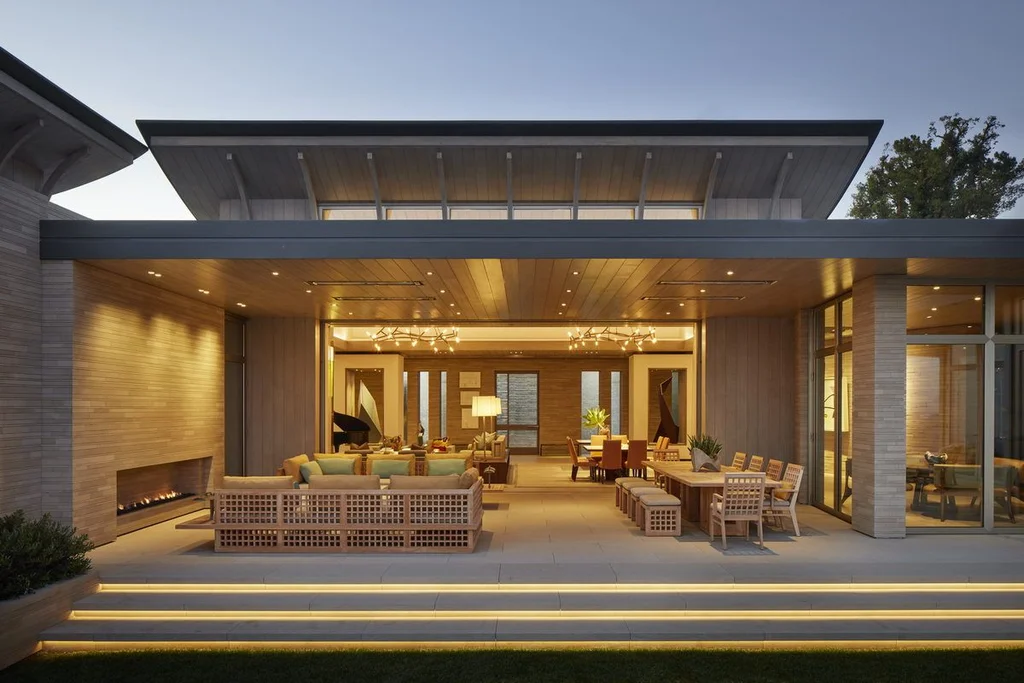 Ridge House by Landry Design Group, A Sculpted Hillside Residence Framing Views, Privacy, and Timeless Luxury 4 Ridge House by Landry Design Group A Sculpted Hillside Residence Framing Views Privacy and Timeless Luxury 4