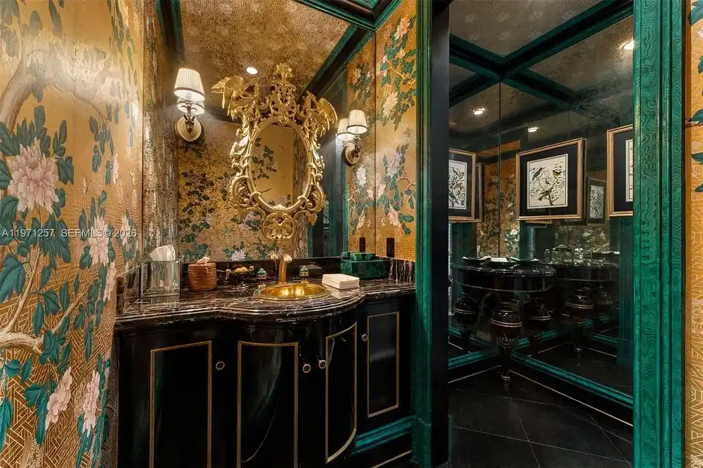 $52.5 Million Spectacular Private Island Bayfront Estate in Coral Gables Showcases Ultimate Waterfront Luxury 12 10 Tahiti Beach Island Rd luxury bayfront mansion in Coral Gables with private dock, resort-style pool, and panoramic Biscayne Bay views