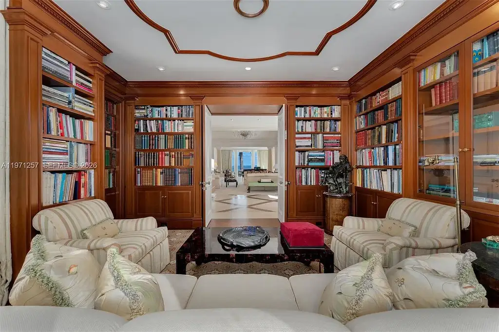 $52.5 Million Spectacular Private Island Bayfront Estate in Coral Gables Showcases Ultimate Waterfront Luxury 8 10 Tahiti Beach Island Rd luxury bayfront mansion in Coral Gables with private dock, resort-style pool, and panoramic Biscayne Bay views