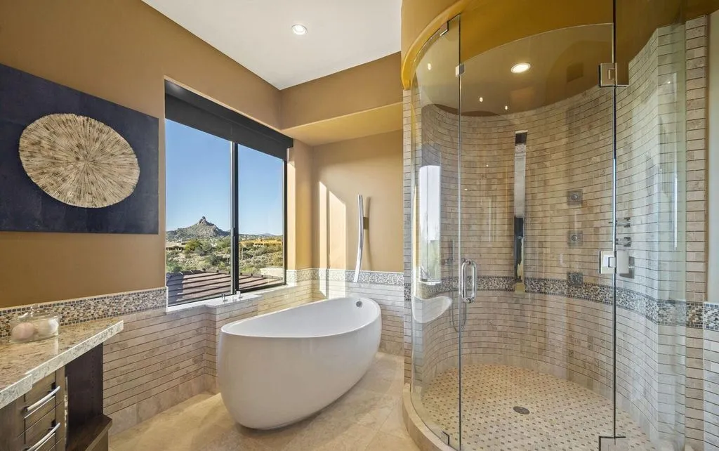 Serene Yet Striking: Inside a $7.1 Million Arizona Desert Showpiece 21 10570 E Pinnacle Peak Rd Unveils an Extraordinary 7.1 Million Arizona Masterpiece 11