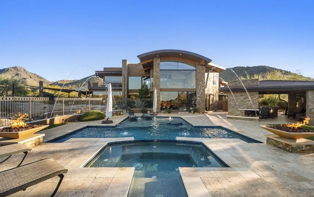 Serene Yet Striking: Inside a $7.1 Million Arizona Desert Showpiece 16 10570 E Pinnacle Peak Rd Unveils an Extraordinary 7.1 Million Arizona Masterpiece 19