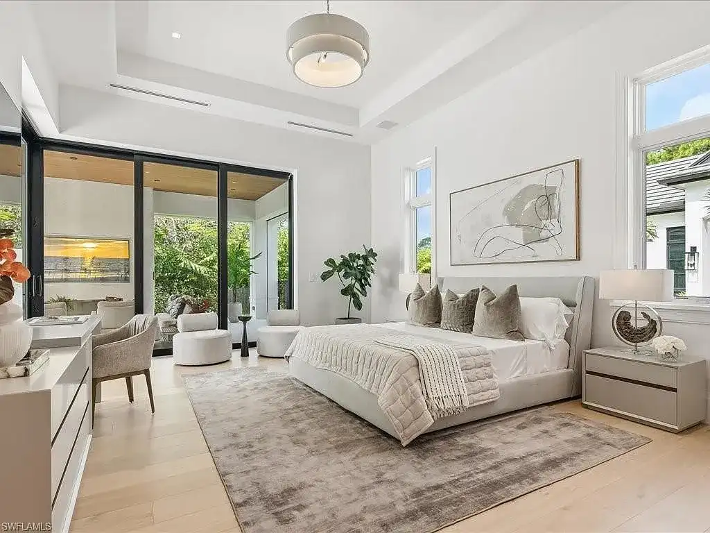 Stunning $14 Million Luxury Estate in Naples Sets a Bold New Standard for Modern Living in Pine Ridge Estates 13 Luxury estate exterior at 117 West ST, a stunning Home in Naples for sale located in Pine Ridge Estates