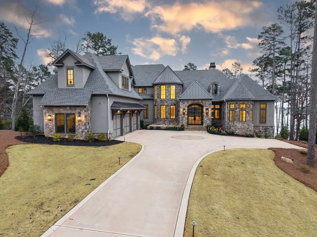 $11.8M Georgia Lakefront Masterpiece Showcases Exceptional Craftsmanship 6 1180 Broadpoint Dr A Stunning Custom Lakefront Estate 2