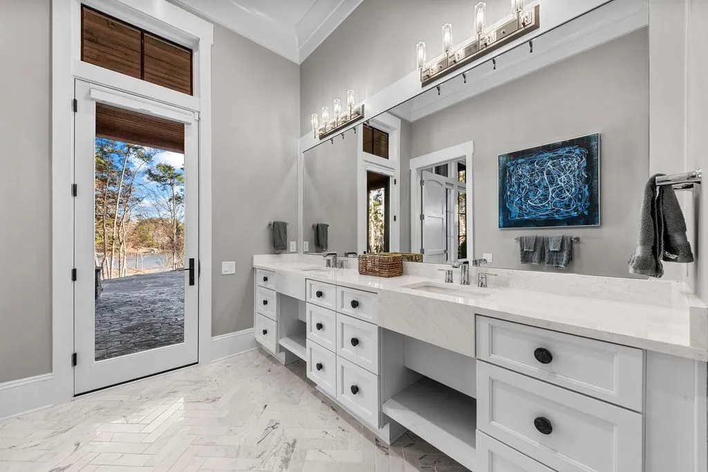 $11.8M Georgia Lakefront Masterpiece Showcases Exceptional Craftsmanship 20 1180 Broadpoint Dr A Stunning Custom Lakefront Estate 23