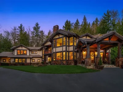 $3,195,000 Washington Timber-Frame Masterpiece Lives Like a Private Mountain Resort 1 1320 289th Avenue NE Delivers a Stunning Private Lodge 1