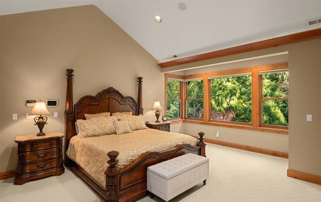 $3,195,000 Washington Timber-Frame Masterpiece Lives Like a Private Mountain Resort 17 1320 289th Avenue NE Delivers a Stunning Private Lodge 12