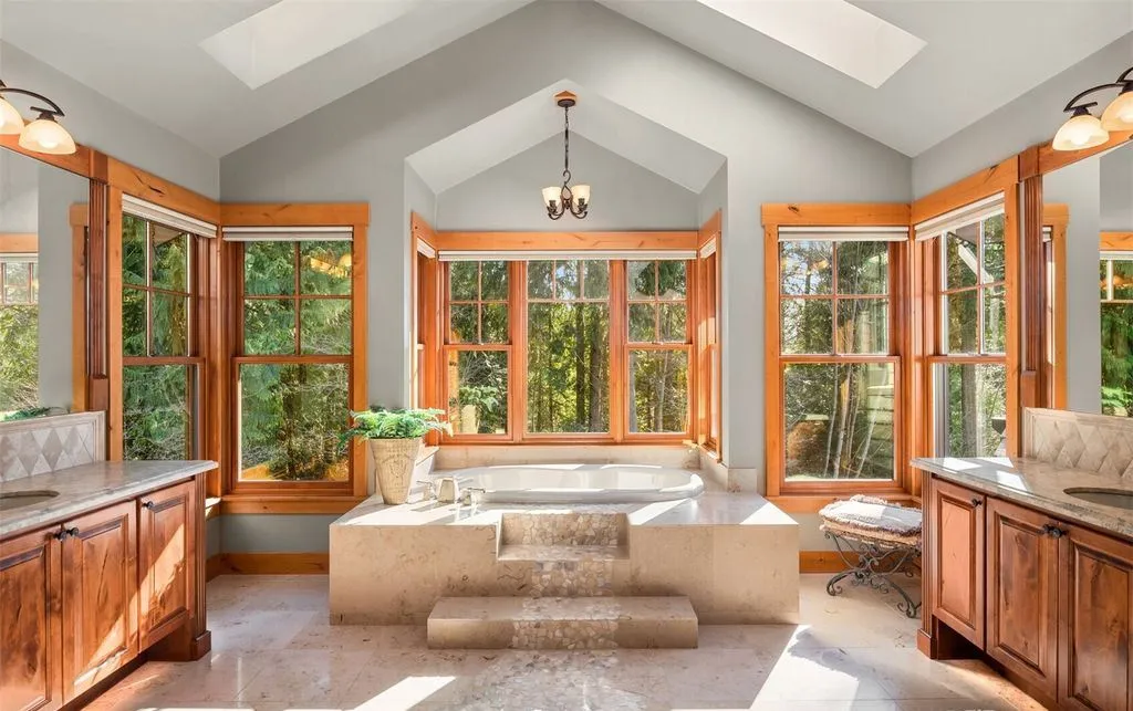 $3,195,000 Washington Timber-Frame Masterpiece Lives Like a Private Mountain Resort 18 1320 289th Avenue NE Delivers a Stunning Private Lodge 13