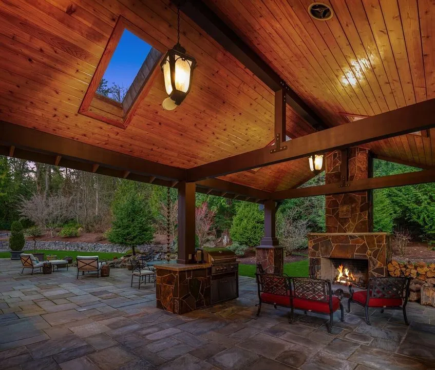 $3,195,000 Washington Timber-Frame Masterpiece Lives Like a Private Mountain Resort 13 1320 289th Avenue NE Delivers a Stunning Private Lodge 17
