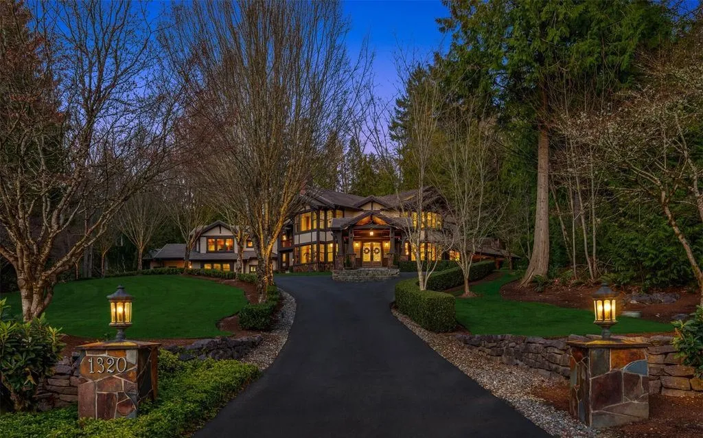 $3,195,000 Washington Timber-Frame Masterpiece Lives Like a Private Mountain Resort 6 1320 289th Avenue NE Delivers a Stunning Private Lodge 2