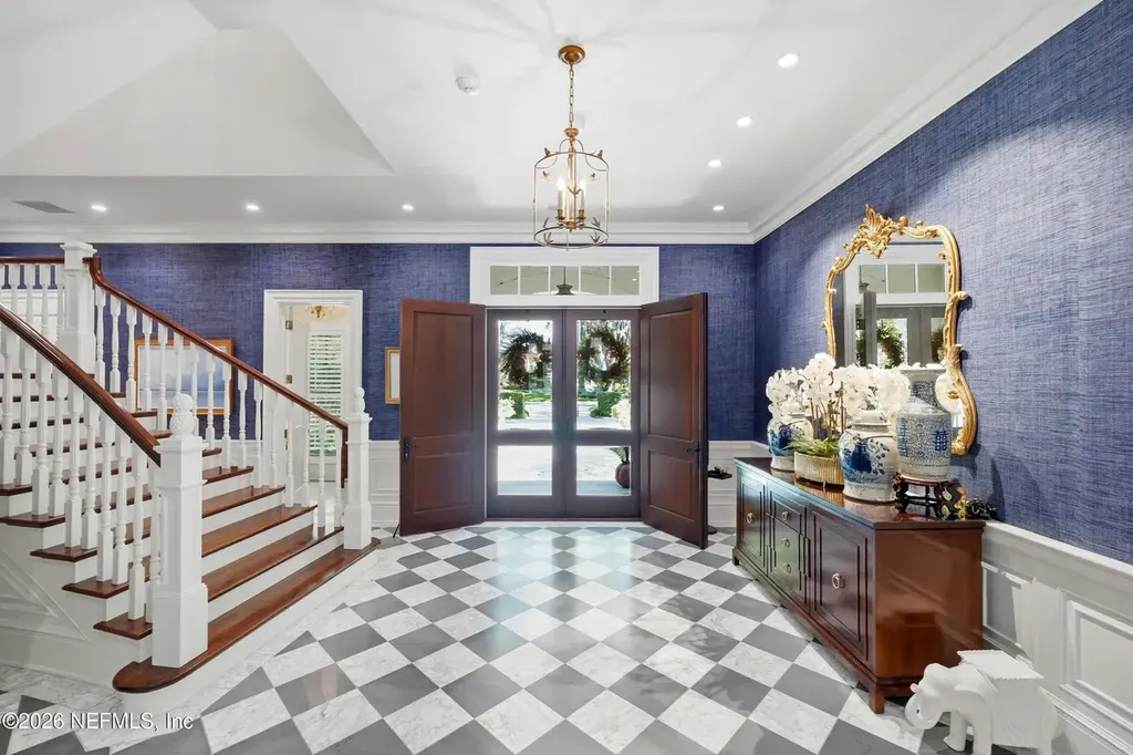 $8 Million Intracoastal Estate in Ponte Vedra Beach Debuts With Private Marina Access and Resort-Style Luxury Living 6 Luxury waterfront estate at 193 ADMIRALS Way S in Ponte Vedra Beach overlooking the Intracoastal Waterway with infinity-edge pool and private marina access