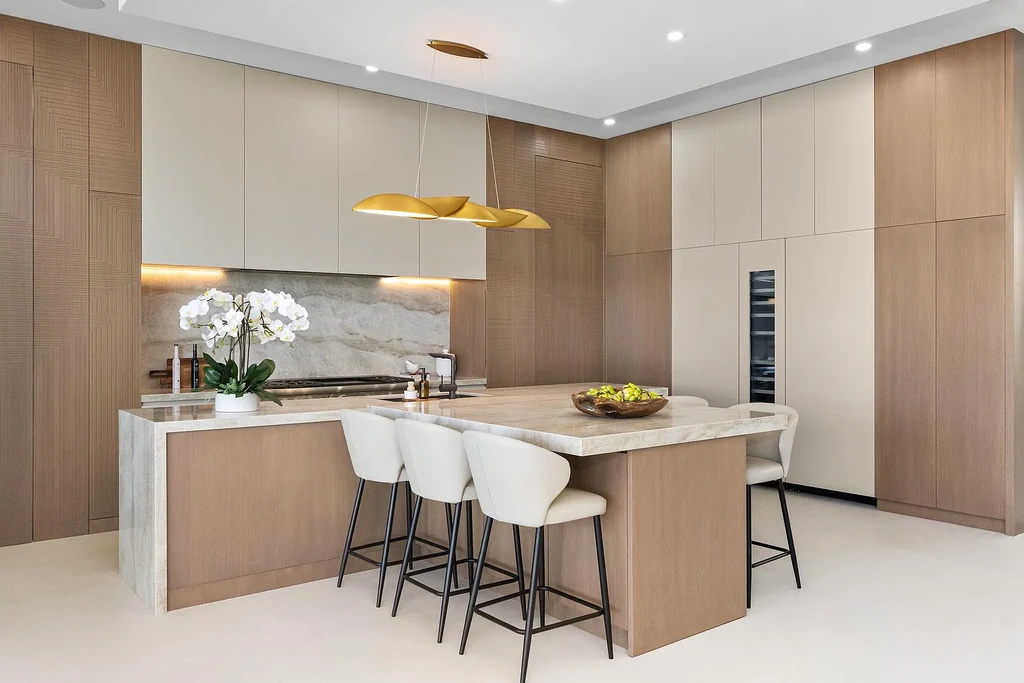 $14.5 Million Brand-New Waterfront Mansion in Jupiter with Private Dock, and Direct Ocean Access 9 19696 Harbor Road N luxury waterfront home in Jupiter Florida with infinity pool private dock and panoramic Intracoastal views