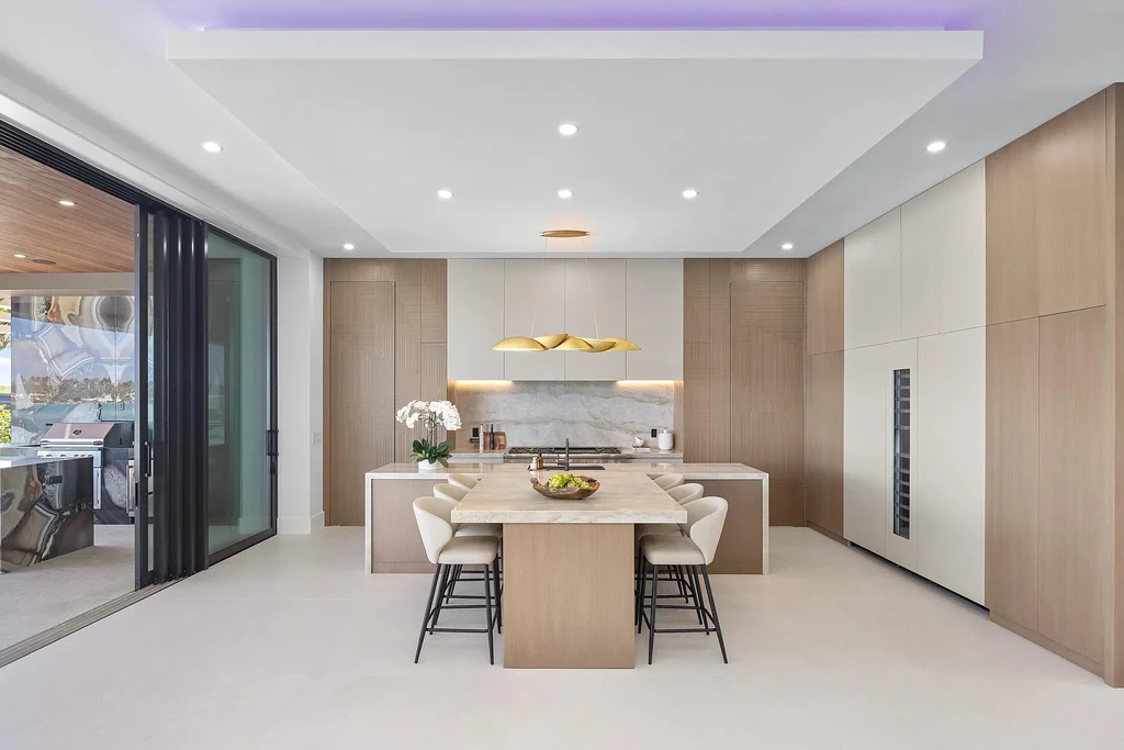 $14.5 Million Brand-New Waterfront Mansion in Jupiter with Private Dock, and Direct Ocean Access 10 19696 Harbor Road N luxury waterfront home in Jupiter Florida with infinity pool private dock and panoramic Intracoastal views