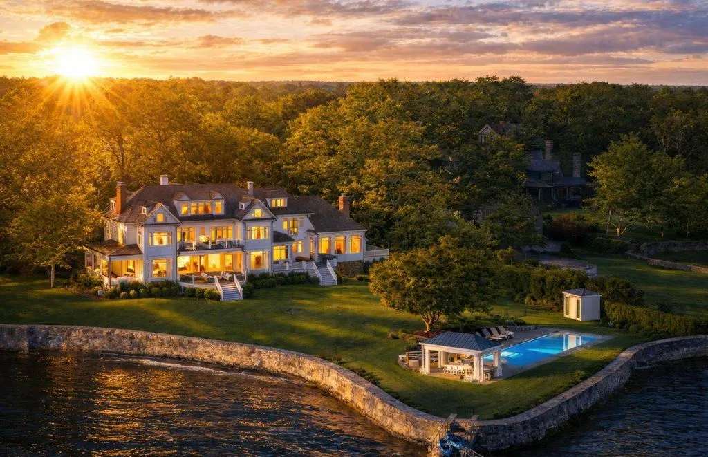 Villa Cheri: A Spectacular Waterfront Estate in New York Listed for $19.5 Million 23 217 Hommocks Road Villa Cheri a Spectacular Waterfront Estate 23