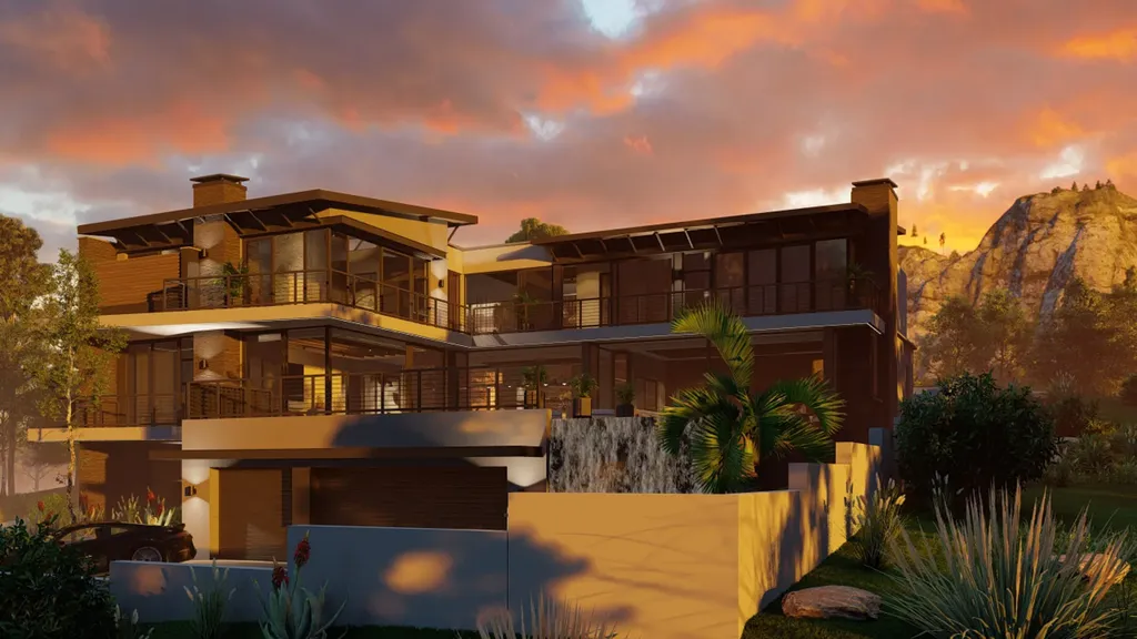 228 Mentoor Mountain Estate by JK Designs Architects, A Sculpted Contemporary Sanctuary in Johannesdal 11 228 Mentoor Mountain Estate by JK Designs Architects A Sculpted Contemporary Sanctuary in Johannesdal 9