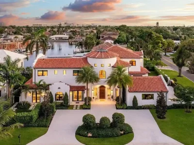 Stunning $10 Million Spanish Mediterranean Waterfront Estate Hits the Lighthouse Point Luxury Market 1 2300 NE 34th Ct Lists for 10 Million A Spectacular Waterfront Estate in Lighthouse Point 1