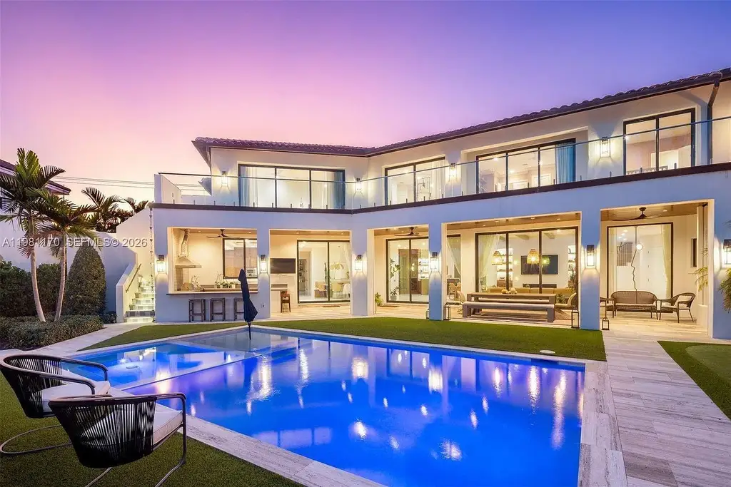 Stunning $10 Million Spanish Mediterranean Waterfront Estate Hits the Lighthouse Point Luxury Market 17 2300 NE 34th Ct waterfront estate in Lighthouse Point Florida with Spanish Mediterranean architecture and canal access