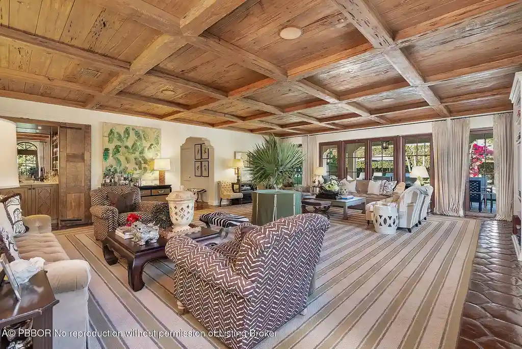 $25 Million Iconic Palm Beach Estate by Marion Sims Wyeth Debuts as an Exceptional Trophy Offering 7 Resort-style saltwater pool at 237 El Bravo Way Palm Beach Home for sale