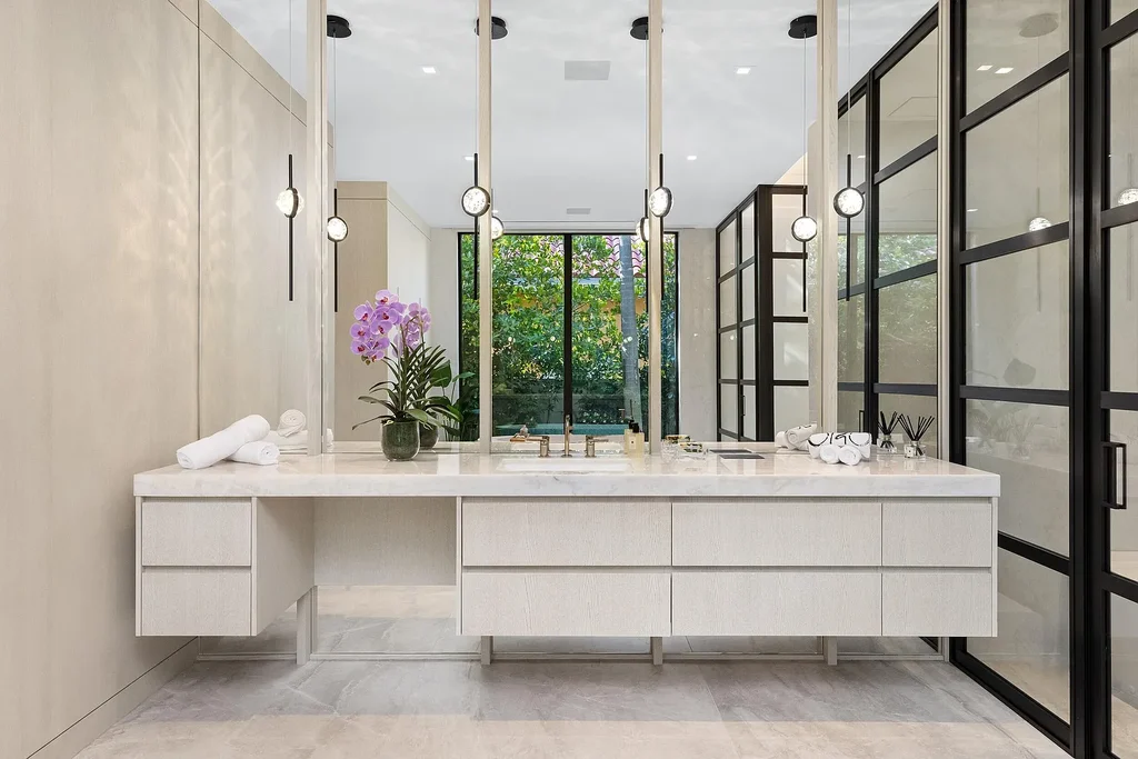 A $40 Million Waterfront Estate Redefines Modern Luxury in Palm Beach Gardens 15 Modern waterfront mansion with pool and Intracoastal views in Palm Beach Gardens Florida luxury real estate