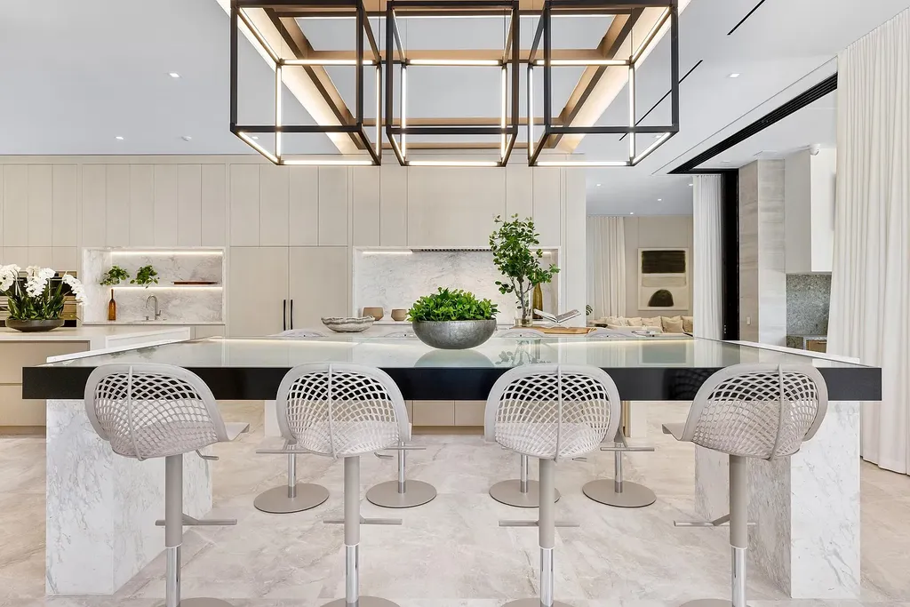 A $40 Million Waterfront Estate Redefines Modern Luxury in Palm Beach Gardens 9 Modern waterfront mansion with pool and Intracoastal views in Palm Beach Gardens Florida luxury real estate