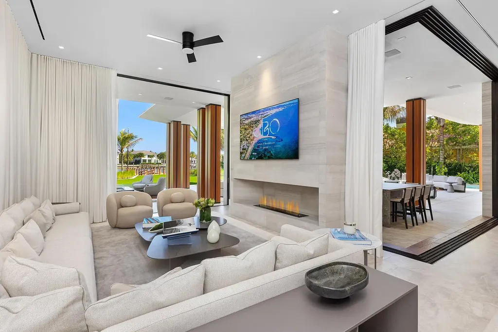 A $40 Million Waterfront Estate Redefines Modern Luxury in Palm Beach Gardens 14 Modern waterfront mansion with pool and Intracoastal views in Palm Beach Gardens Florida luxury real estate