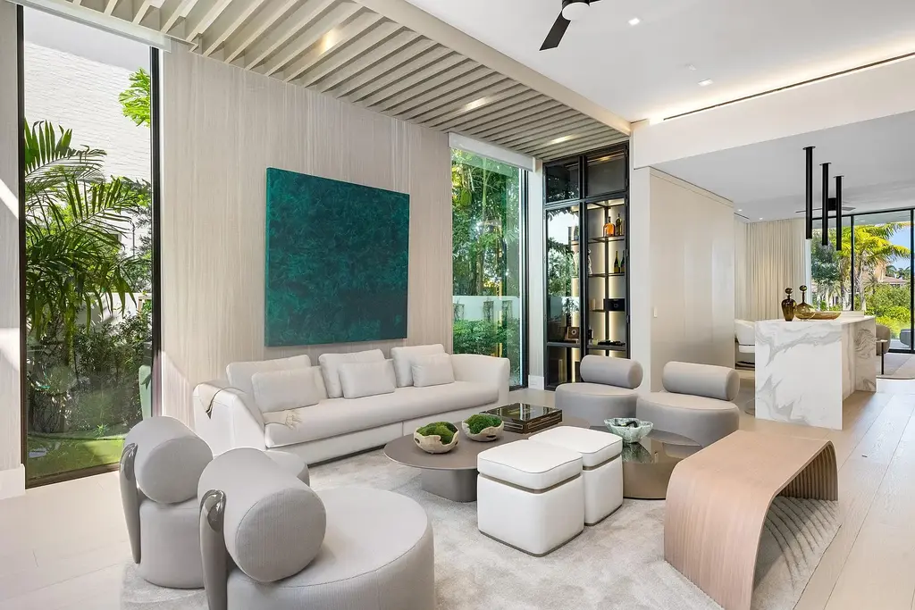 A $40 Million Waterfront Estate Redefines Modern Luxury in Palm Beach Gardens 13 Modern waterfront mansion with pool and Intracoastal views in Palm Beach Gardens Florida luxury real estate