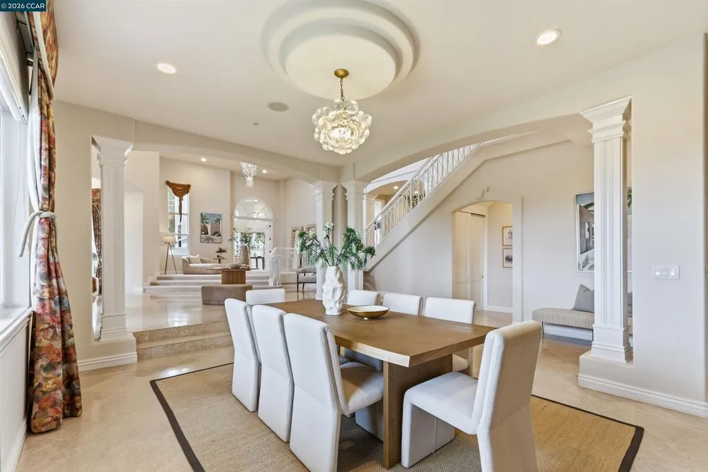Mediterranean Hilltop Estate with Sweeping Bay Views in California Lists for $8.7 Million 11 2981 Grapevine Ter Showcases a Spectacular Mediterranean Estate 13