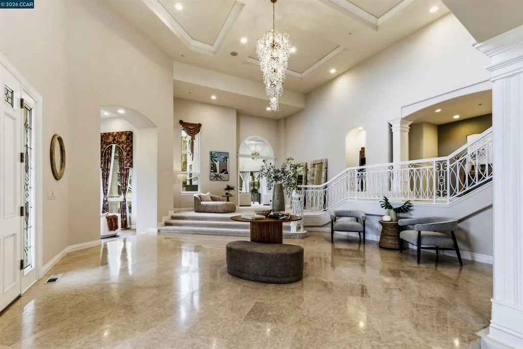 Mediterranean Hilltop Estate with Sweeping Bay Views in California Lists for $8.7 Million 8 2981 Grapevine Ter Showcases a Spectacular Mediterranean Estate 16