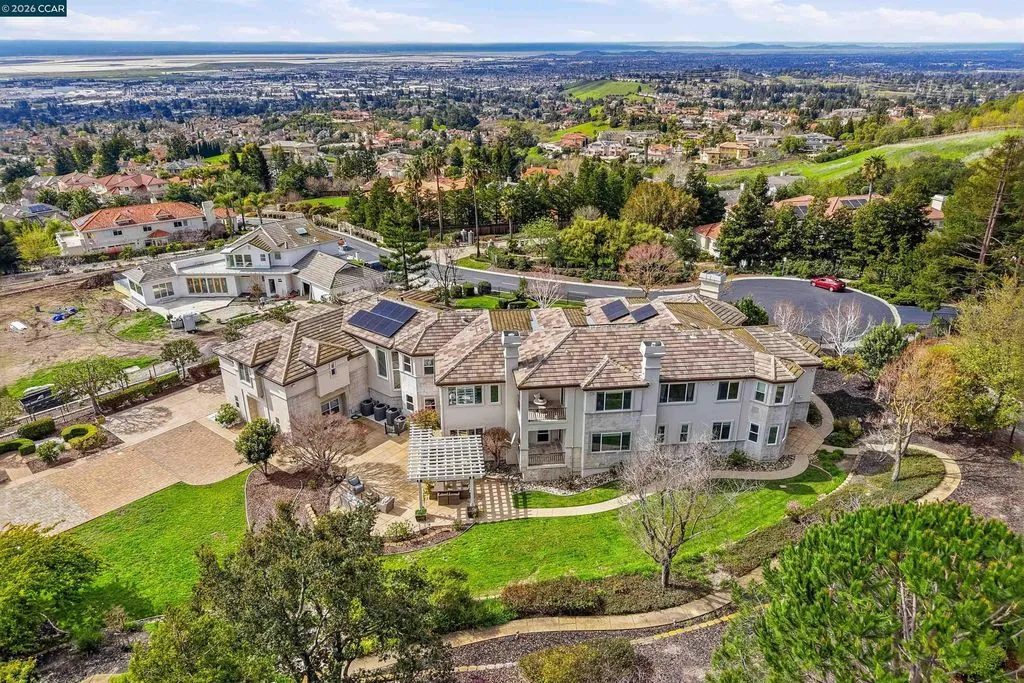 Mediterranean Hilltop Estate with Sweeping Bay Views in California Lists for $8.7 Million 23 2981 Grapevine Ter Showcases a Spectacular Mediterranean Estate 17