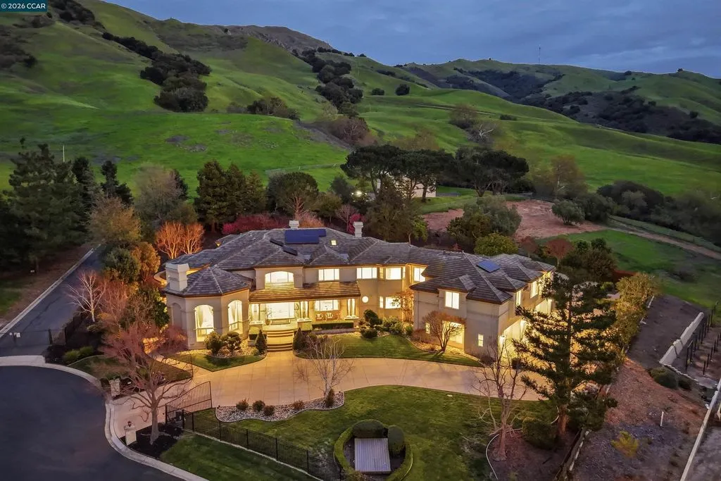 Mediterranean Hilltop Estate with Sweeping Bay Views in California Lists for $8.7 Million 22 2981 Grapevine Ter Showcases a Spectacular Mediterranean Estate 20