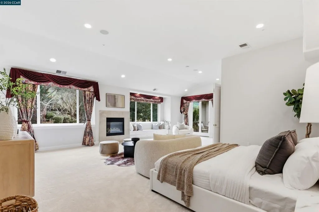 Mediterranean Hilltop Estate with Sweeping Bay Views in California Lists for $8.7 Million 17 2981 Grapevine Ter Showcases a Spectacular Mediterranean Estate 6