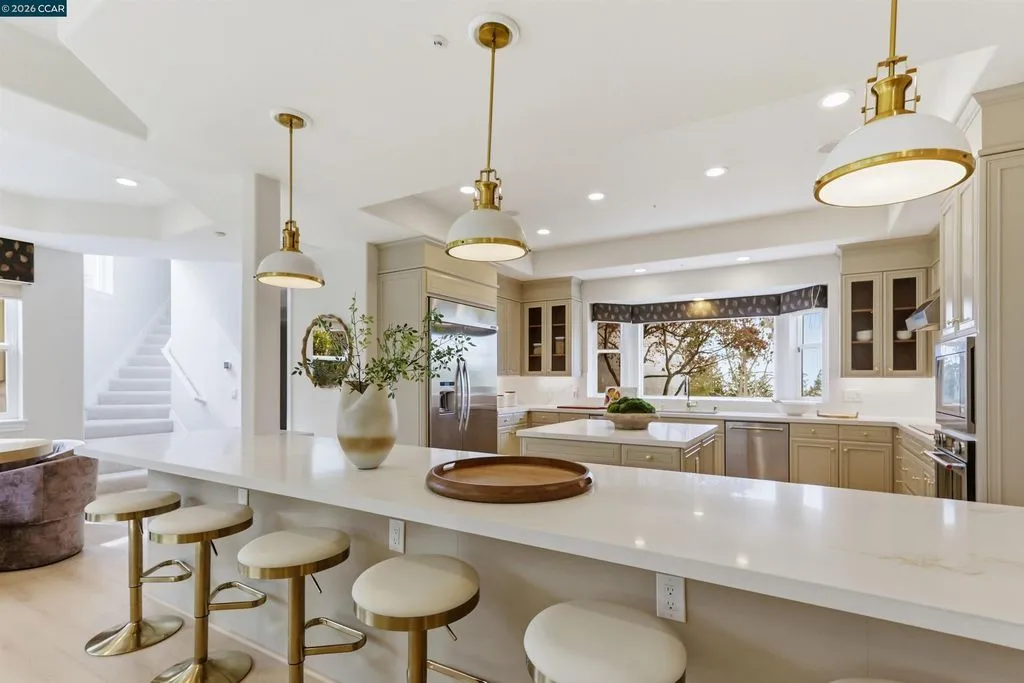 Mediterranean Hilltop Estate with Sweeping Bay Views in California Lists for $8.7 Million 13 2981 Grapevine Ter Showcases a Spectacular Mediterranean Estate 9