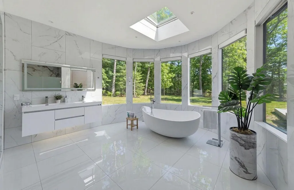 Stunning Ultra-Modern Estate by Gary Gallagher Hits the Market in New York for $10.75M 17 31 Chestnut Hill Drive Spectacular Ultra Modern Estate 14