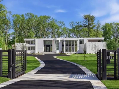 Stunning Ultra-Modern Estate by Gary Gallagher Hits the Market in New York for $10.75M 1 31 Chestnut Hill Drive Spectacular Ultra Modern Estate 2