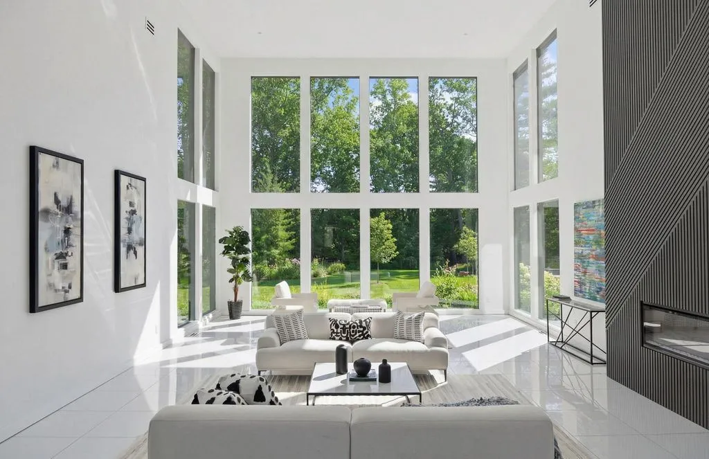 Stunning Ultra-Modern Estate by Gary Gallagher Hits the Market in New York for $10.75M 9 31 Chestnut Hill Drive Spectacular Ultra Modern Estate 6