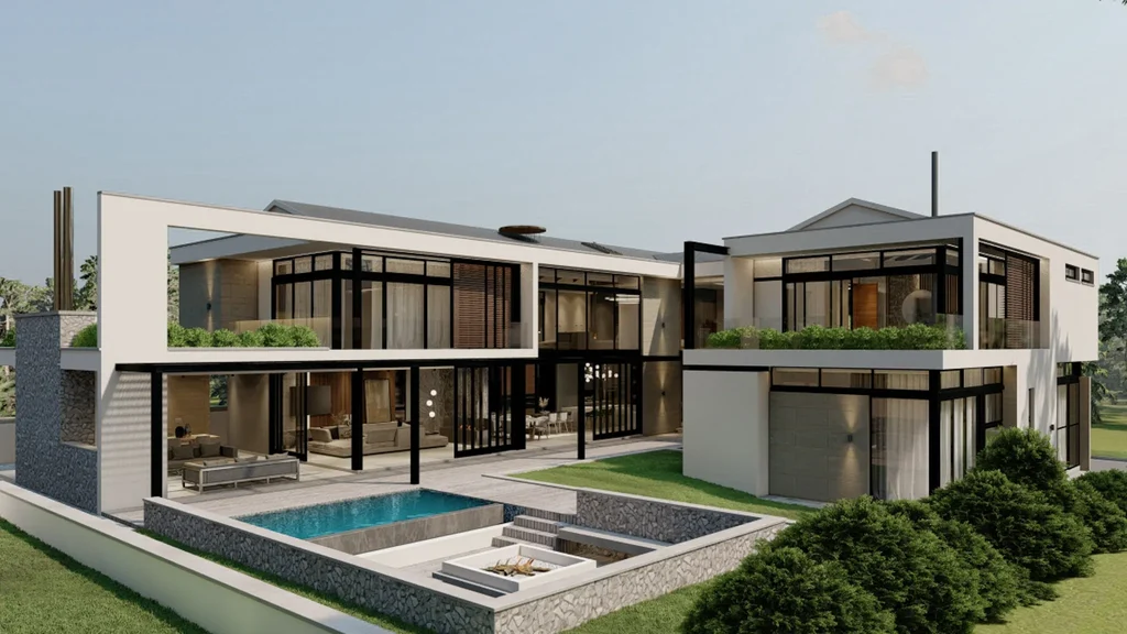 3140 Waterfall House by JK Designs Architects, A Layered Composition of Framed Volumes and Tranquil Outdoor Living 2 3140 Waterfall House by JK Designs Architects A Layered Composition of Framed Volumes and Tranquil Outdoor Living 2