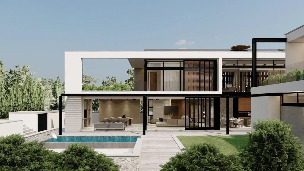 3140 Waterfall House by JK Designs Architects, A Layered Composition of Framed Volumes and Tranquil Outdoor Living 5 3140 Waterfall House by JK Designs Architects A Layered Composition of Framed Volumes and Tranquil Outdoor Living 3