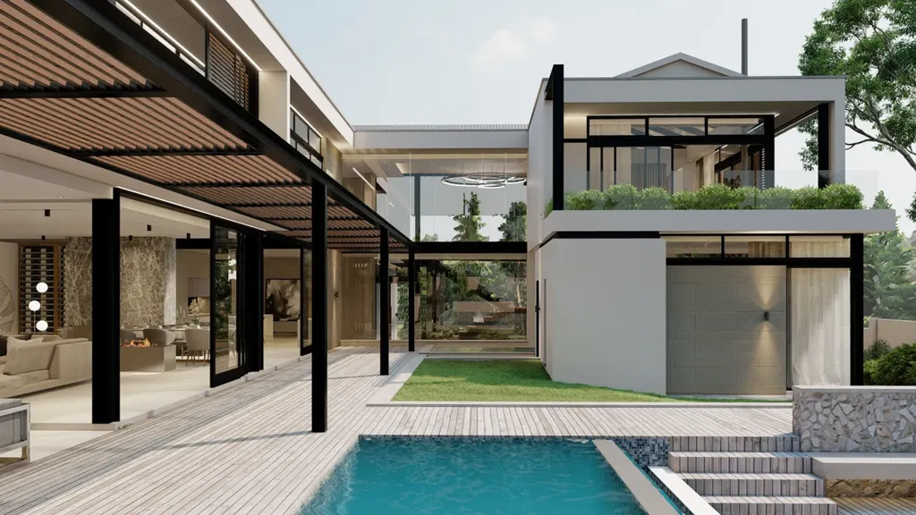 3140 Waterfall House by JK Designs Architects, A Layered Composition of Framed Volumes and Tranquil Outdoor Living 7 3140 Waterfall House by JK Designs Architects A Layered Composition of Framed Volumes and Tranquil Outdoor Living 4 1