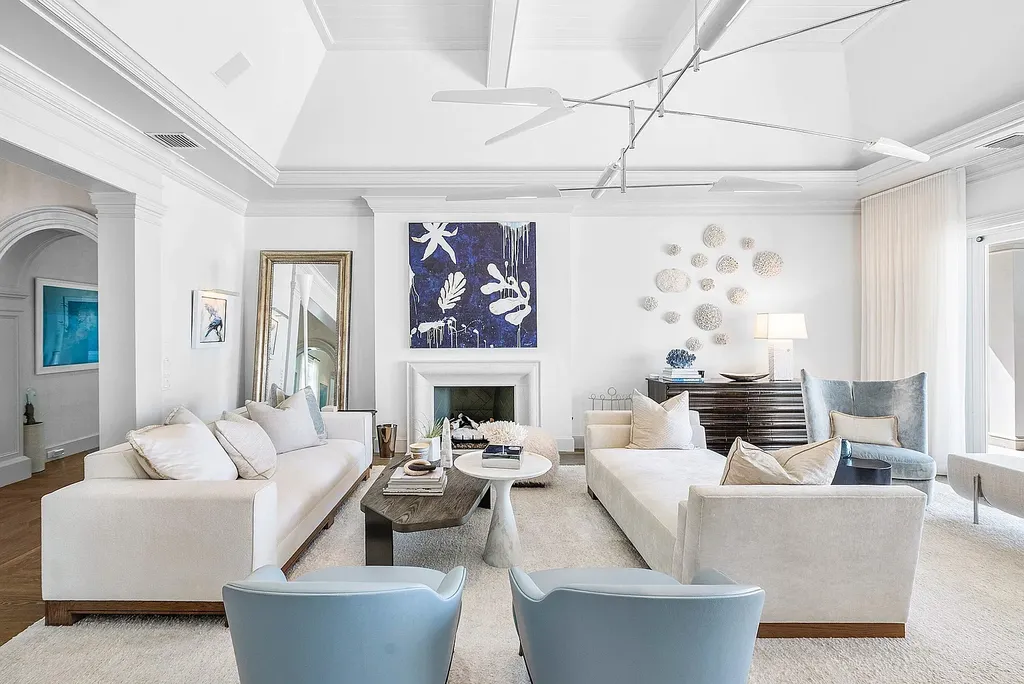 Spectacular $14 Million Waterfront Estate in Gulf Stream with 150 Feet of Intracoastal Frontage Hits the Market 6 Luxury waterfront estate at 3300 Polo in Gulf Stream Florida with Intracoastal views and tropical landscaping